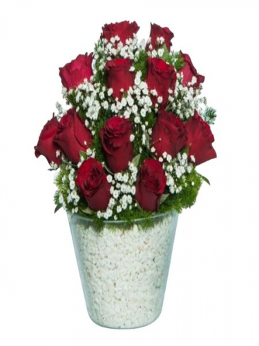 Konikte 13 Kırmızı Gül