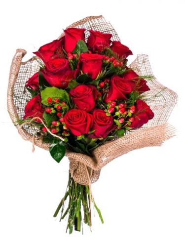 Vip 15 Kırmızı Gül Buket