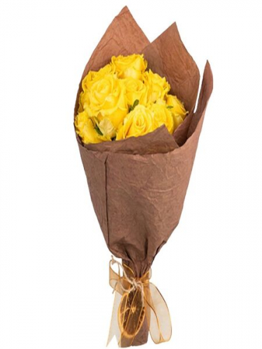 9`lu Sarı Gül Buket