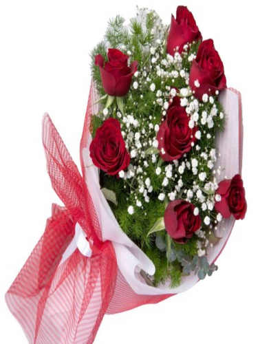 7 Kırmızı Gül Buket