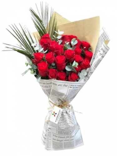 21 Kırmızı Gül Buket