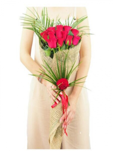 15 Kırmızı Gül Buket